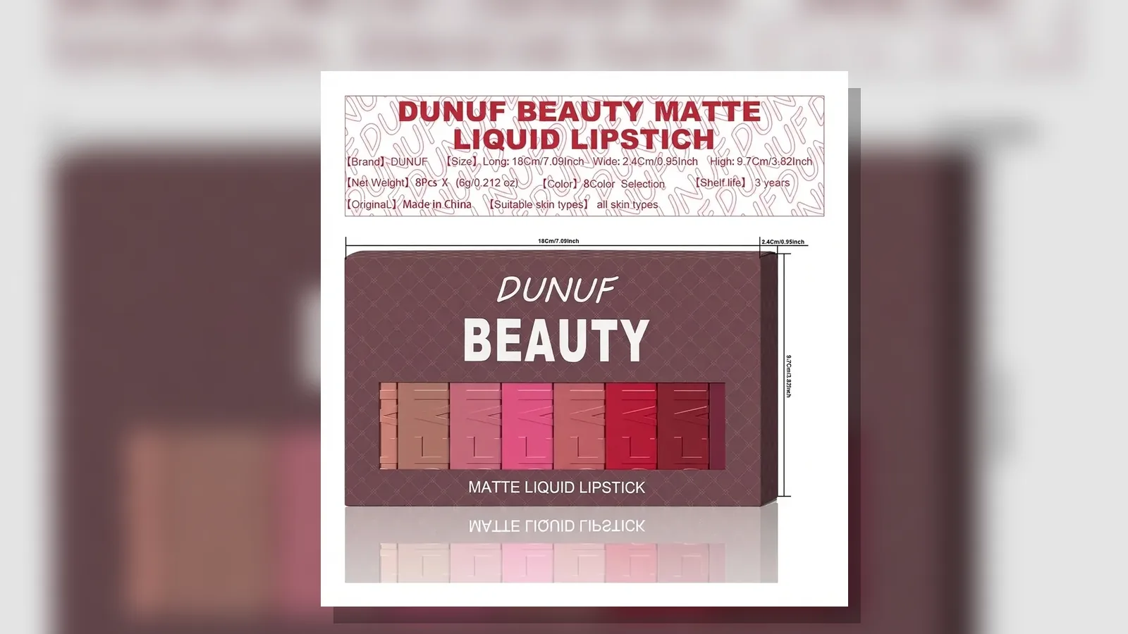 Lipstick packaging and a period-after-opening symbol explained